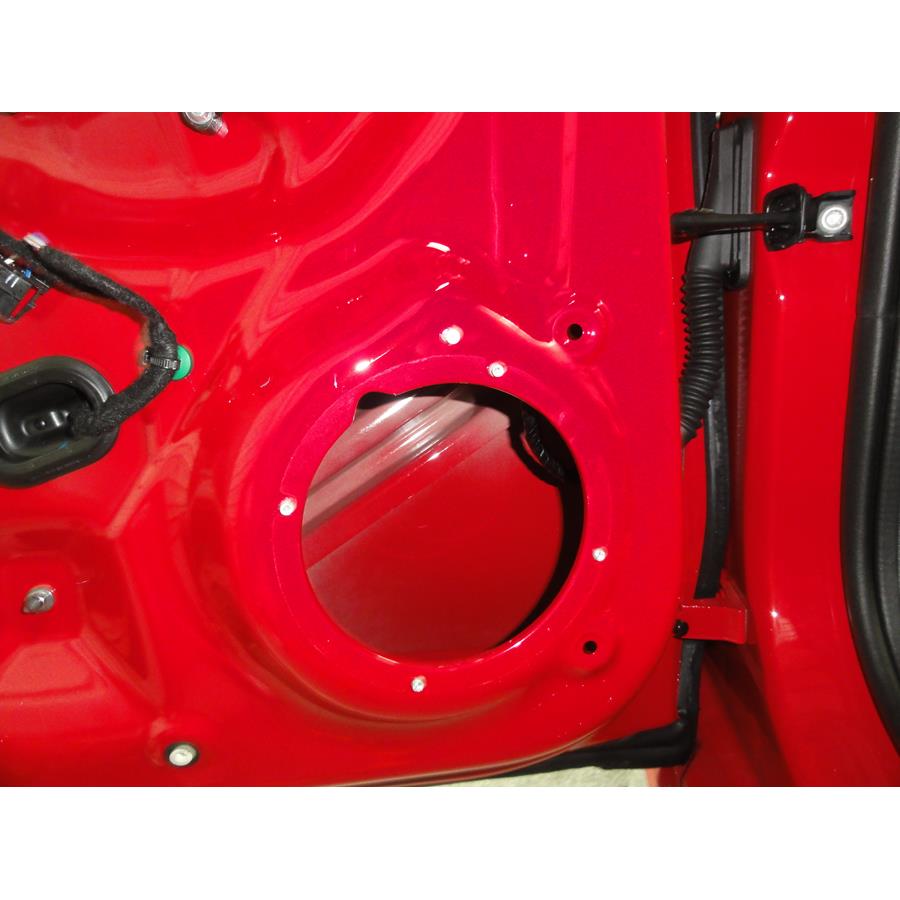 2017 Volkswagen Jetta Rear door speaker removed
