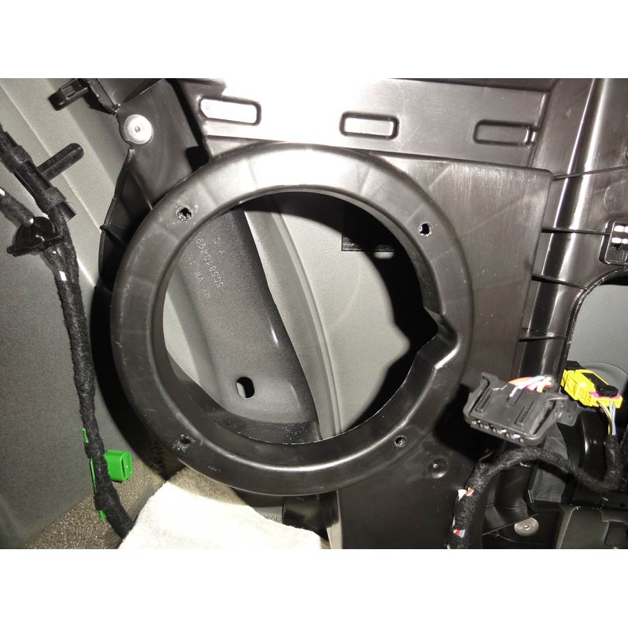 2013 Volkswagen Beetle Rear side panel speaker removed