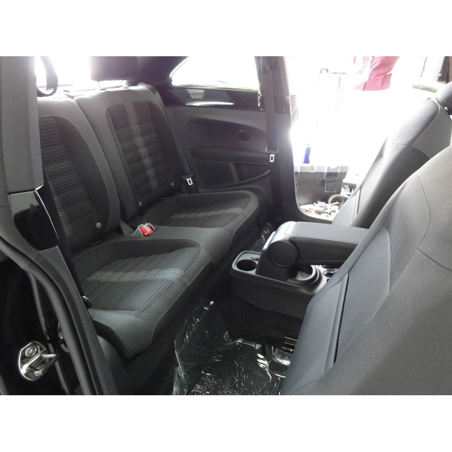 2017 Volkswagen Beetle Rear side panel speaker location