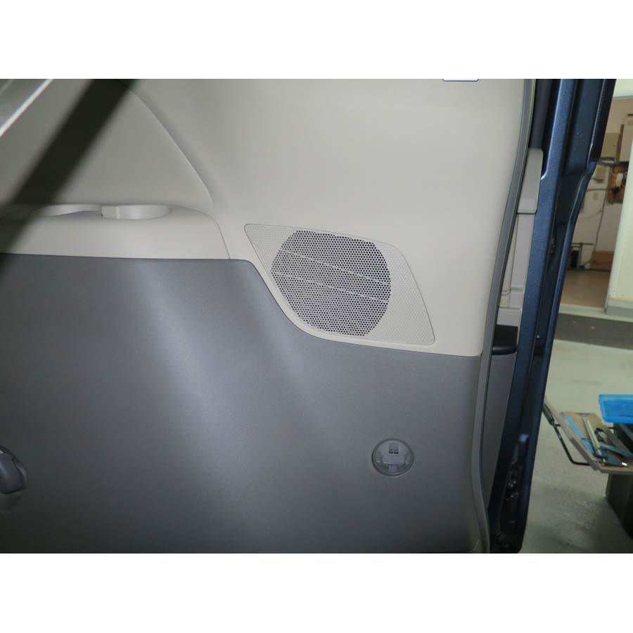 2015 Toyota Sienna Rear side panel speaker location
