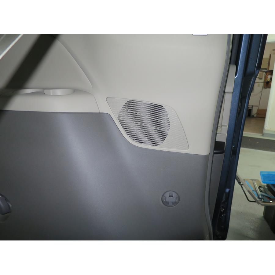 2018 Toyota Sienna Rear side panel speaker location