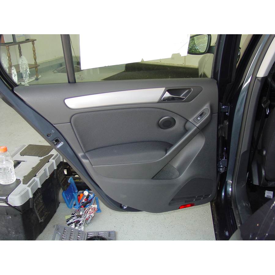 2012 Volkswagen GTI Rear door speaker location