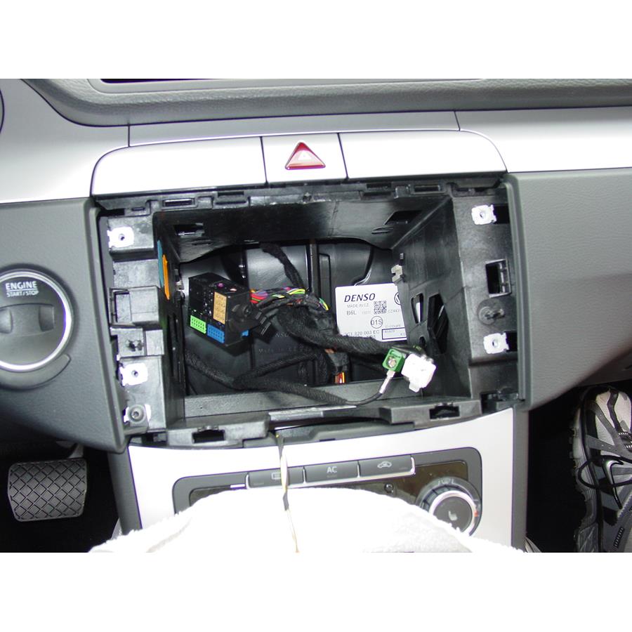 2014 Volkswagen CC Factory radio removed