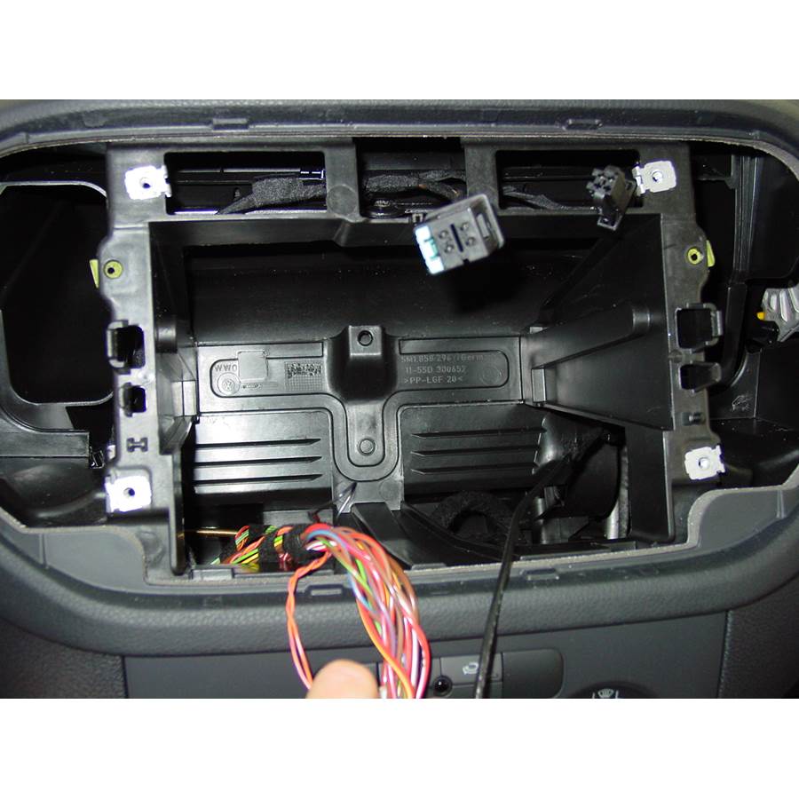 2009 Volkswagen Tiguan Factory radio removed