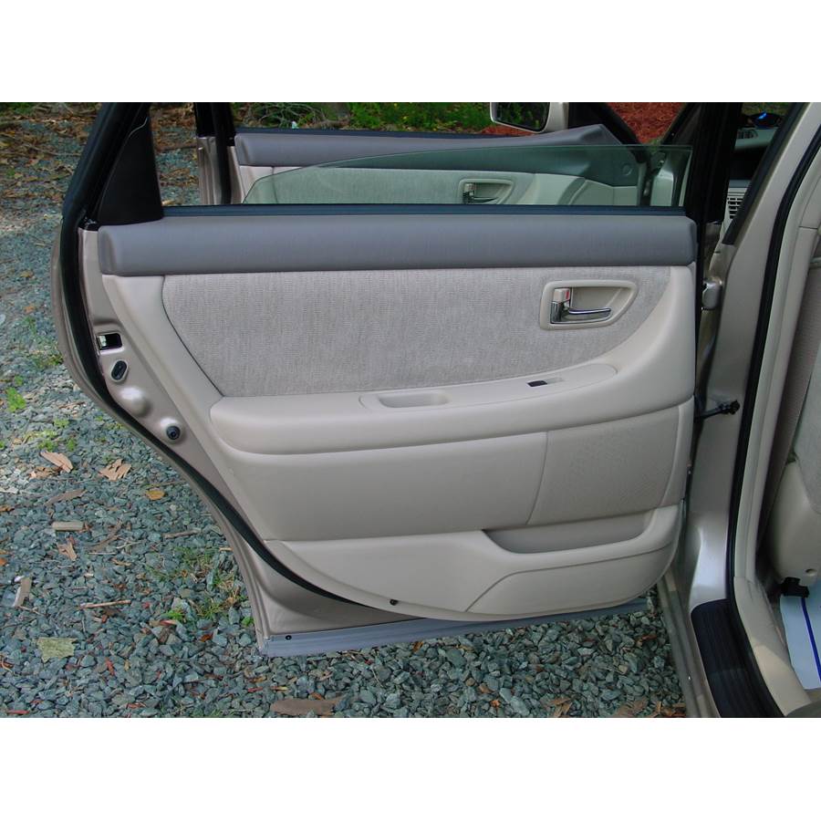 2001 Toyota Avalon Rear door speaker location