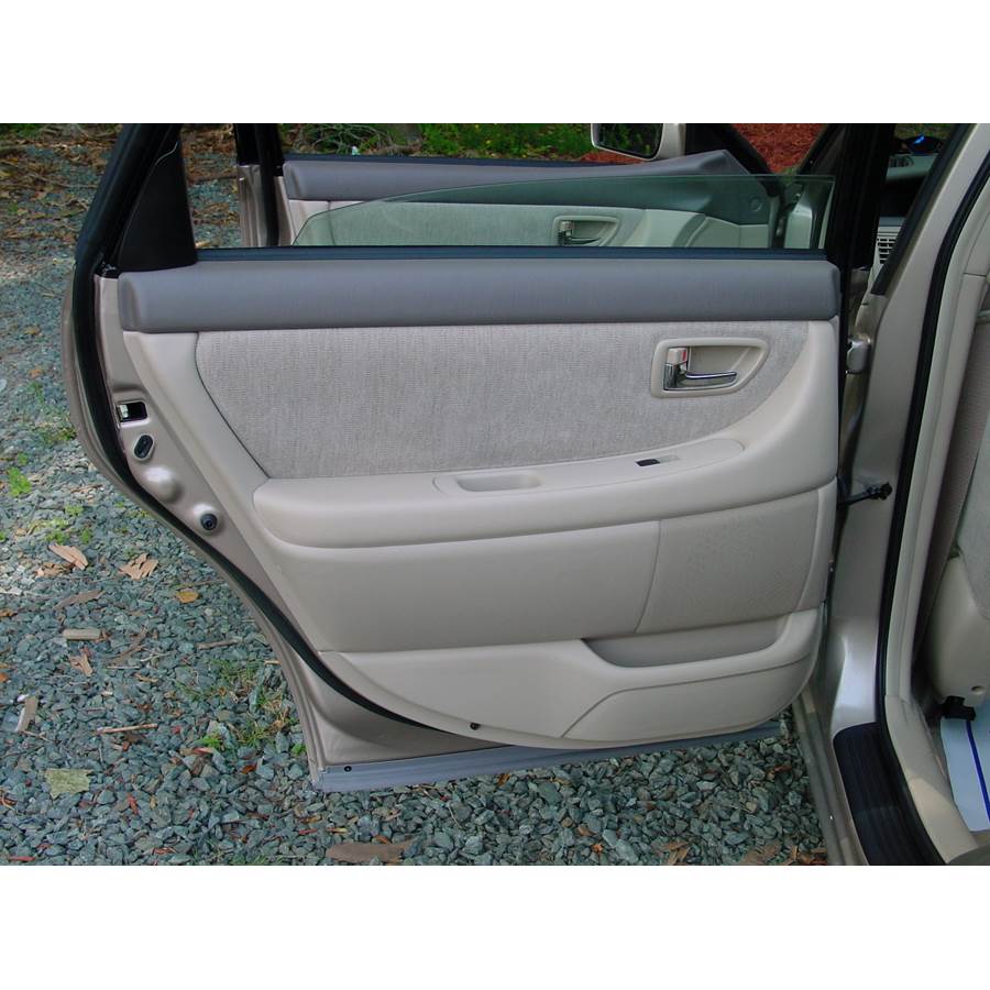 2002 Toyota Avalon Rear door speaker location