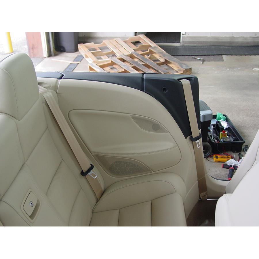 2009 Volkswagen Eos Rear side panel speaker location