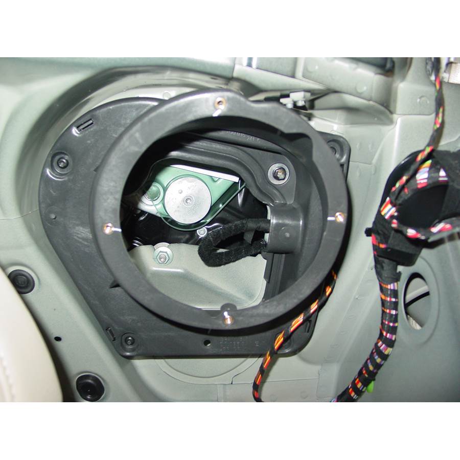 2009 Volkswagen Eos Rear side panel speaker removed