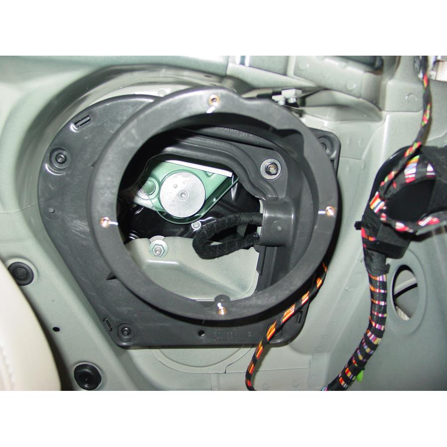 2014 Volkswagen Eos Rear side panel speaker removed