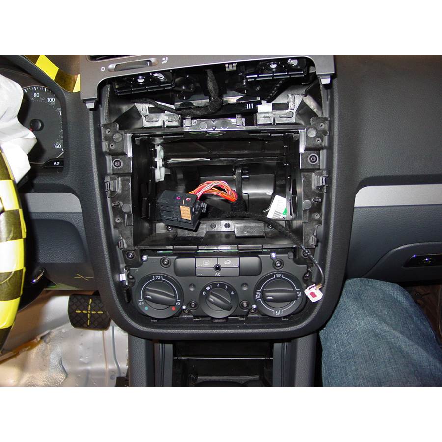 2010 Volkswagen Jetta Factory radio removed