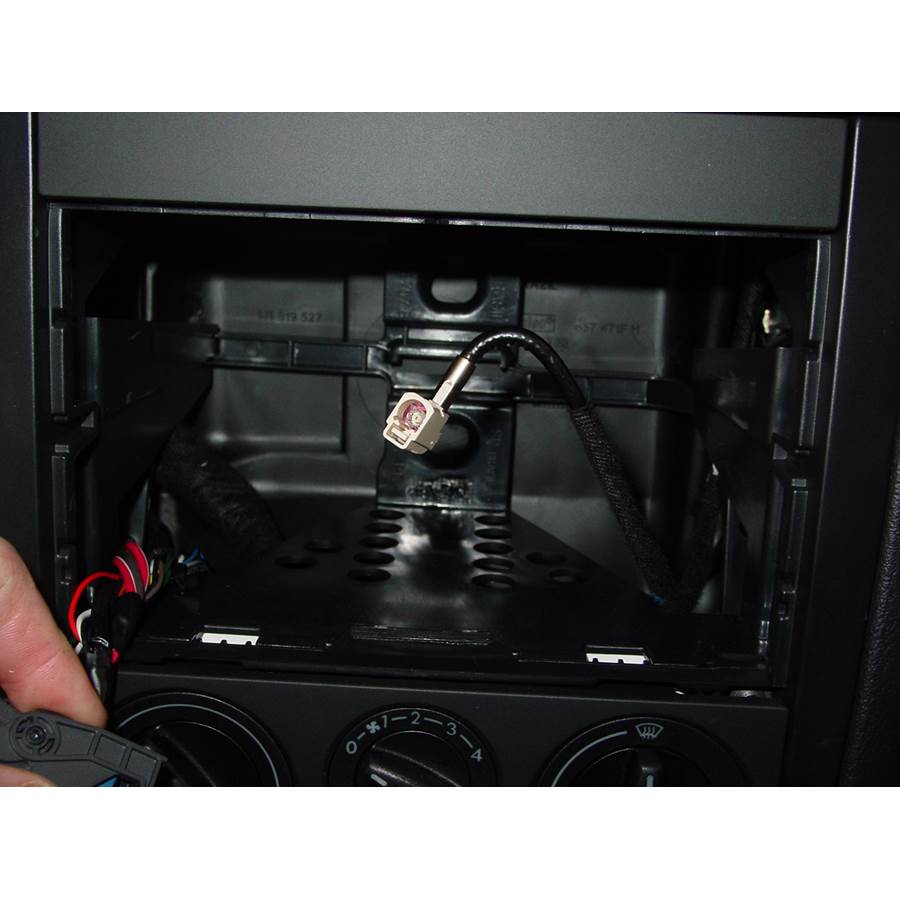 2004 Volkswagen R32 Factory radio removed