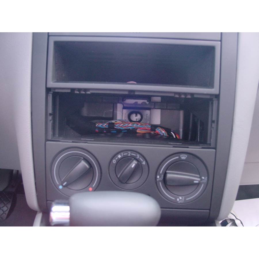 2003 Volkswagen Golf Factory radio removed