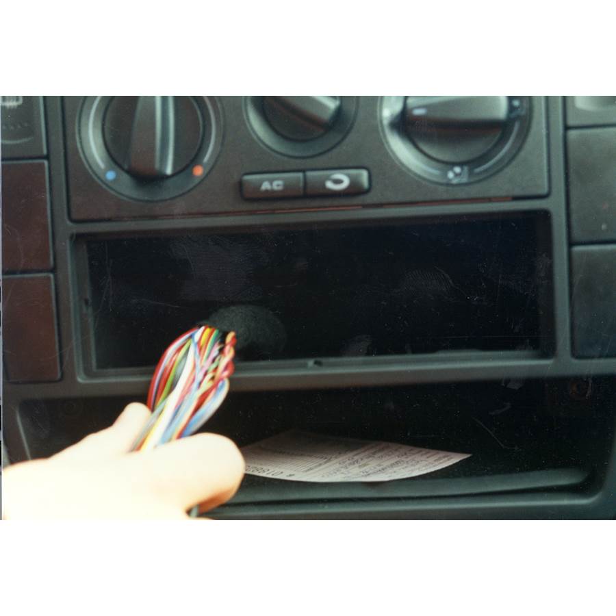 2001 Volkswagen Passat Factory radio removed