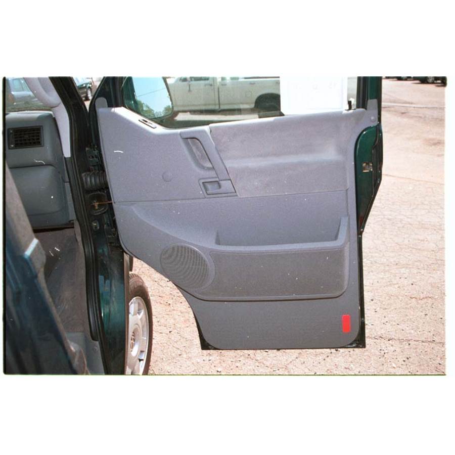 2000 Volkswagen Eurovan Front door speaker location