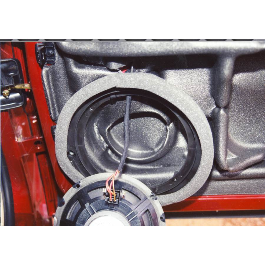 1996 Volkswagen Passat Rear door woofer removed