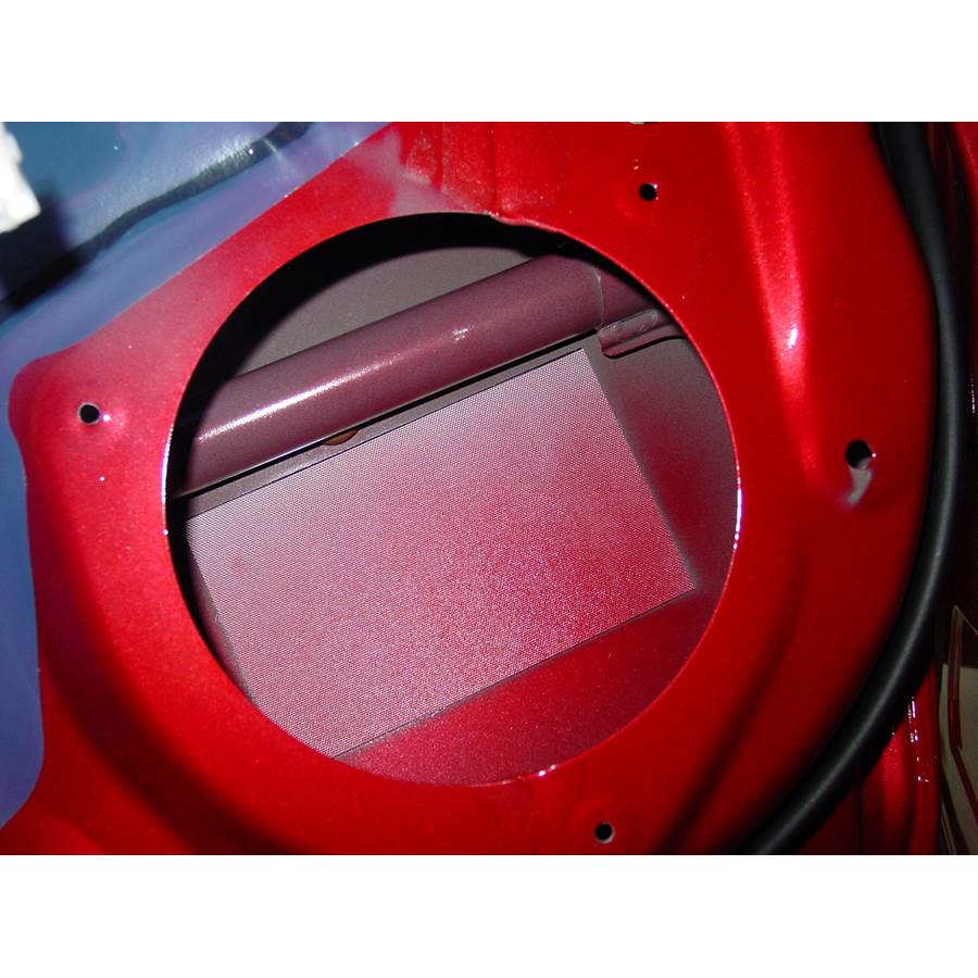 2010 Pontiac Vibe Rear door speaker removed