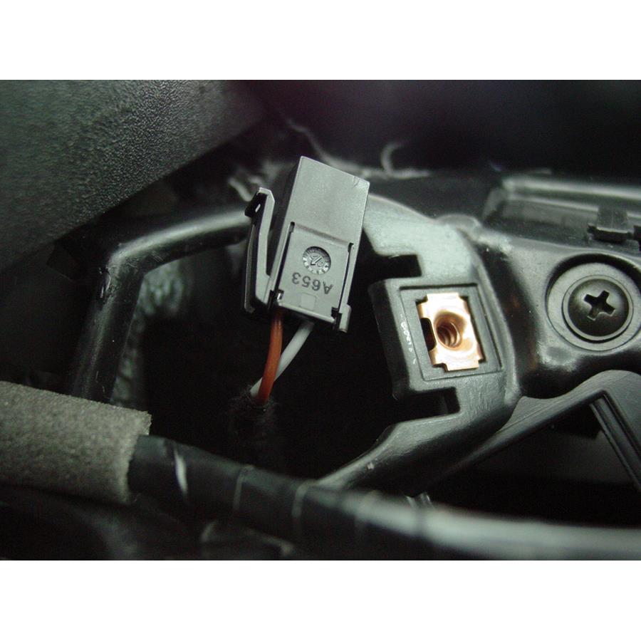 2009 Pontiac G8 Dash speaker removed