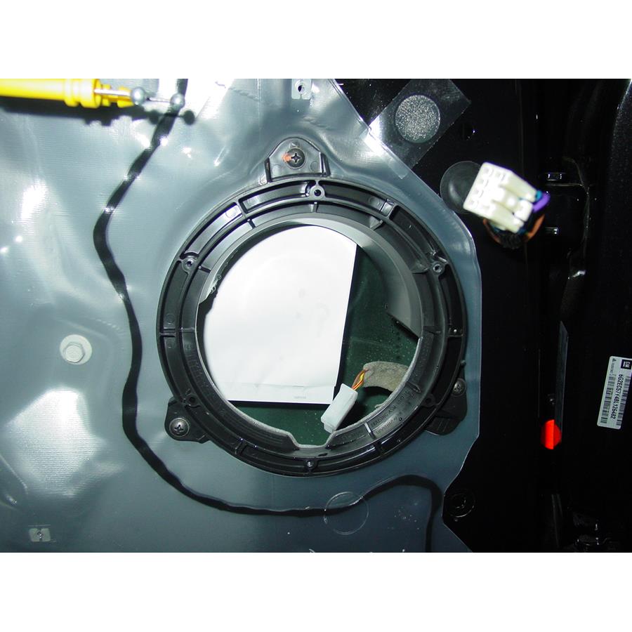 2009 Pontiac G8 Rear door speaker removed