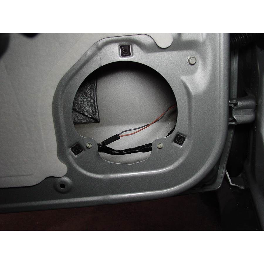 2008 Pontiac Torrent Front door woofer removed