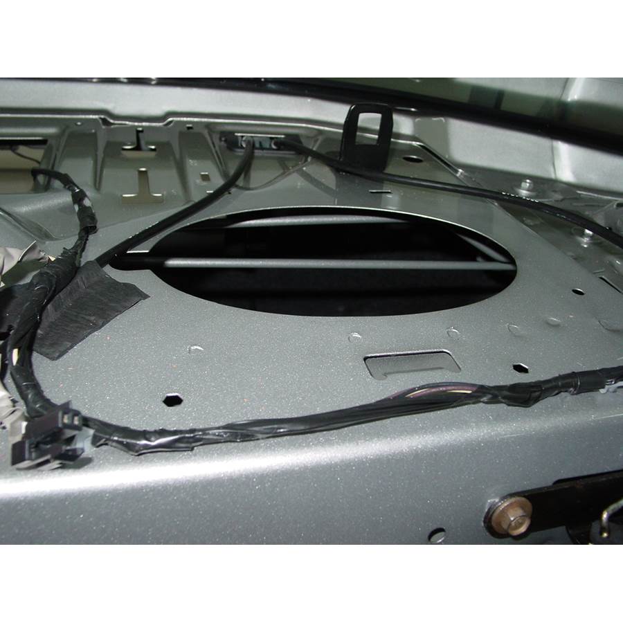 2002 Pontiac Sunfire Rear deck speaker removed