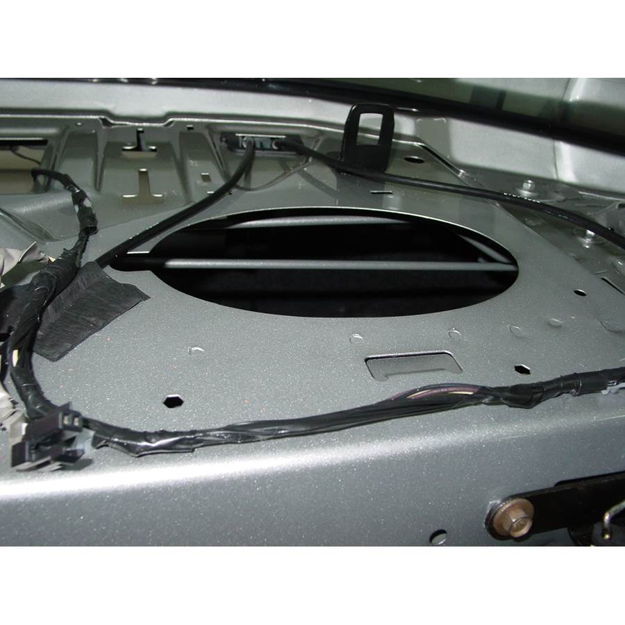 2003 Pontiac Sunfire Rear deck speaker removed