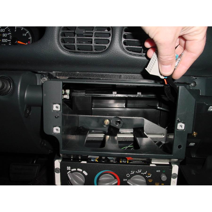 2001 Pontiac Sunfire Factory radio removed