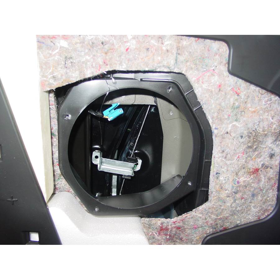2008 Pontiac G6 Rear side panel speaker removed