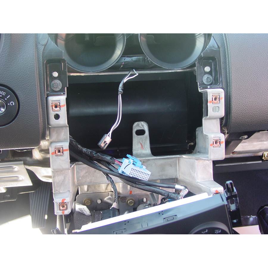 2008 Pontiac G6 Factory radio removed