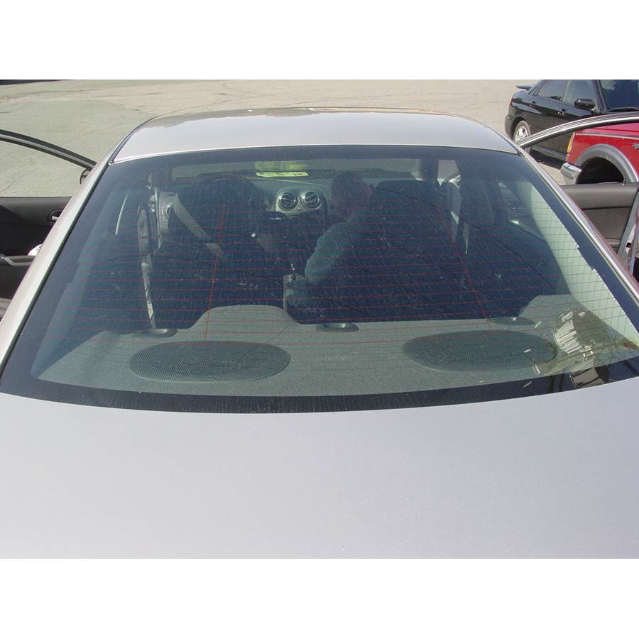 2008 Pontiac G6 Rear deck speaker location