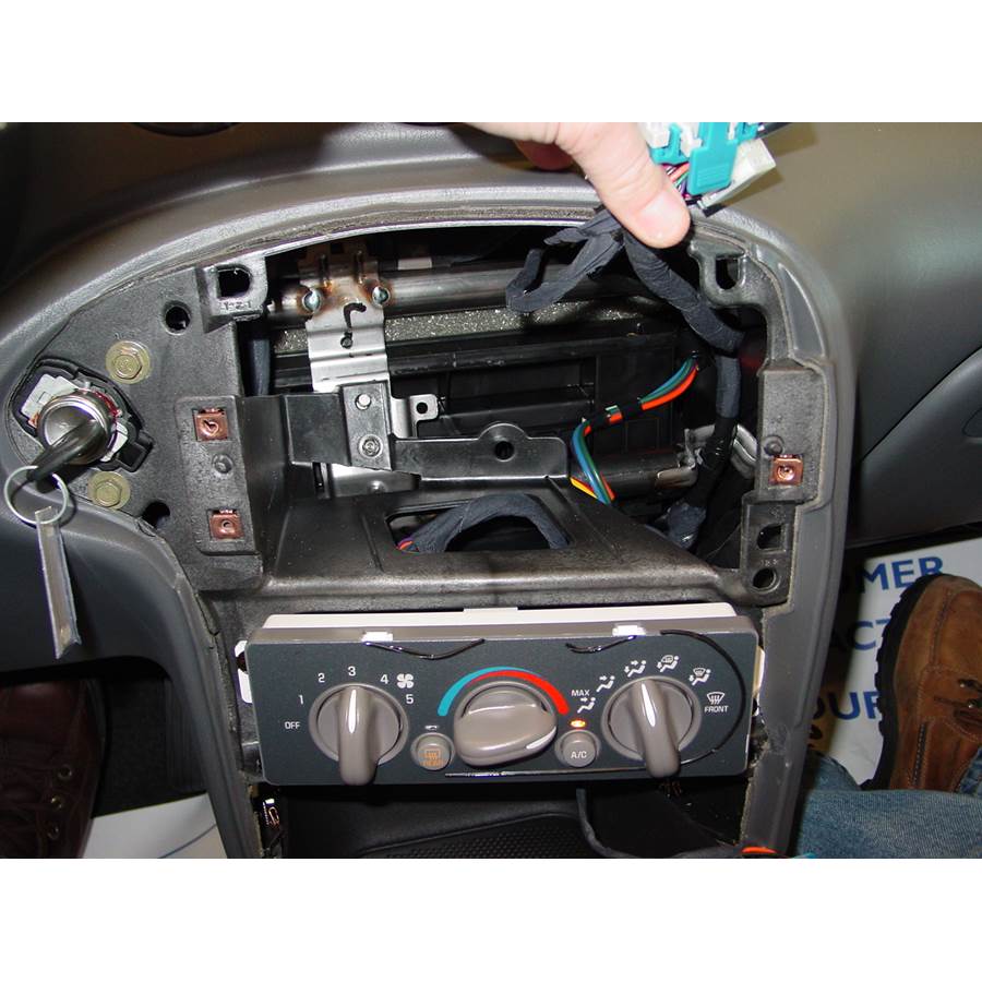 2003 Pontiac Grand Am Factory radio removed