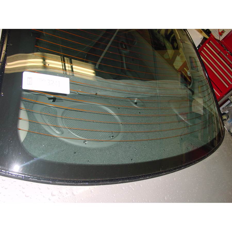2000 Pontiac Grand Am Rear deck speaker location