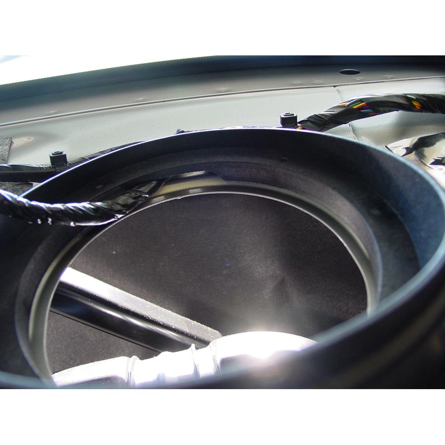 2006 Pontiac GTO Rear deck speaker removed