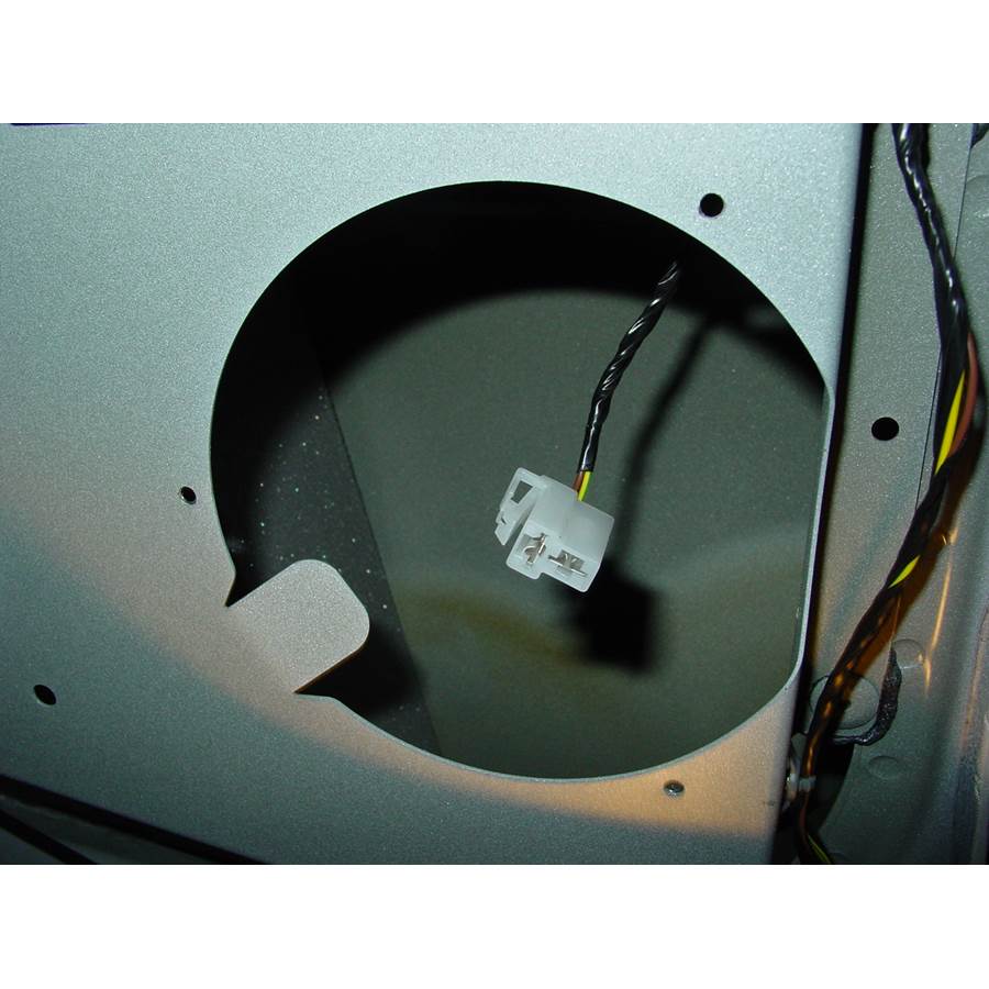 2005 Pontiac GTO Rear side panel speaker removed