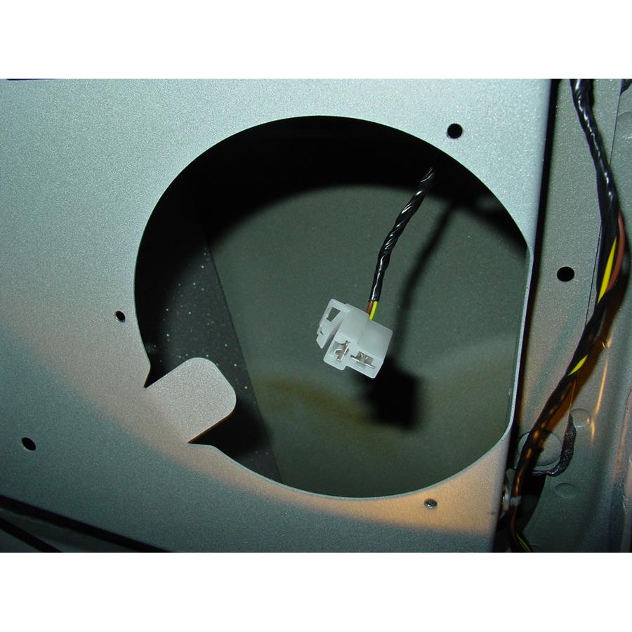 2006 Pontiac GTO Rear side panel speaker removed