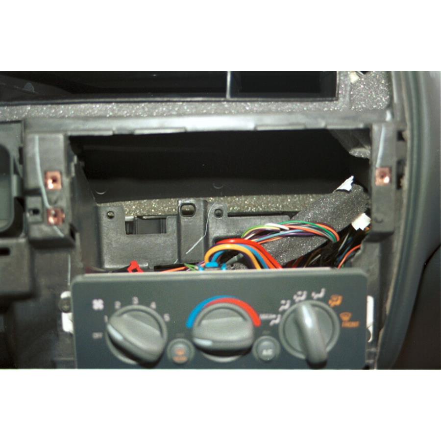 2003 Pontiac Grand Prix Factory radio removed