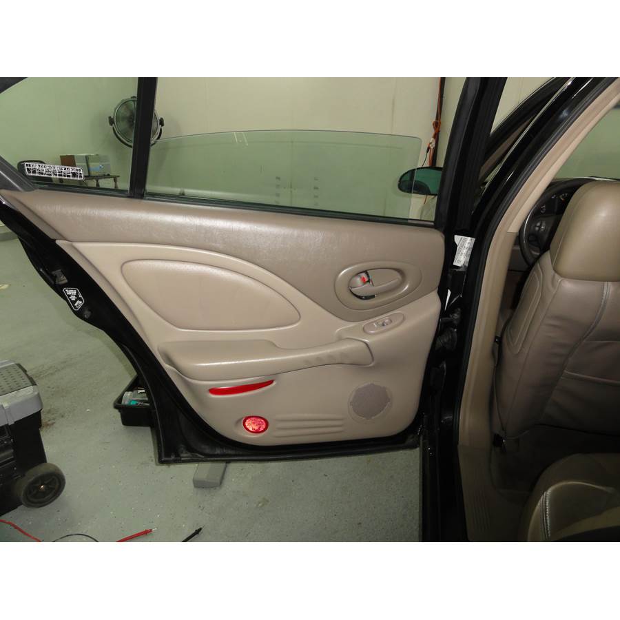 2001 Pontiac Bonneville Rear door speaker location
