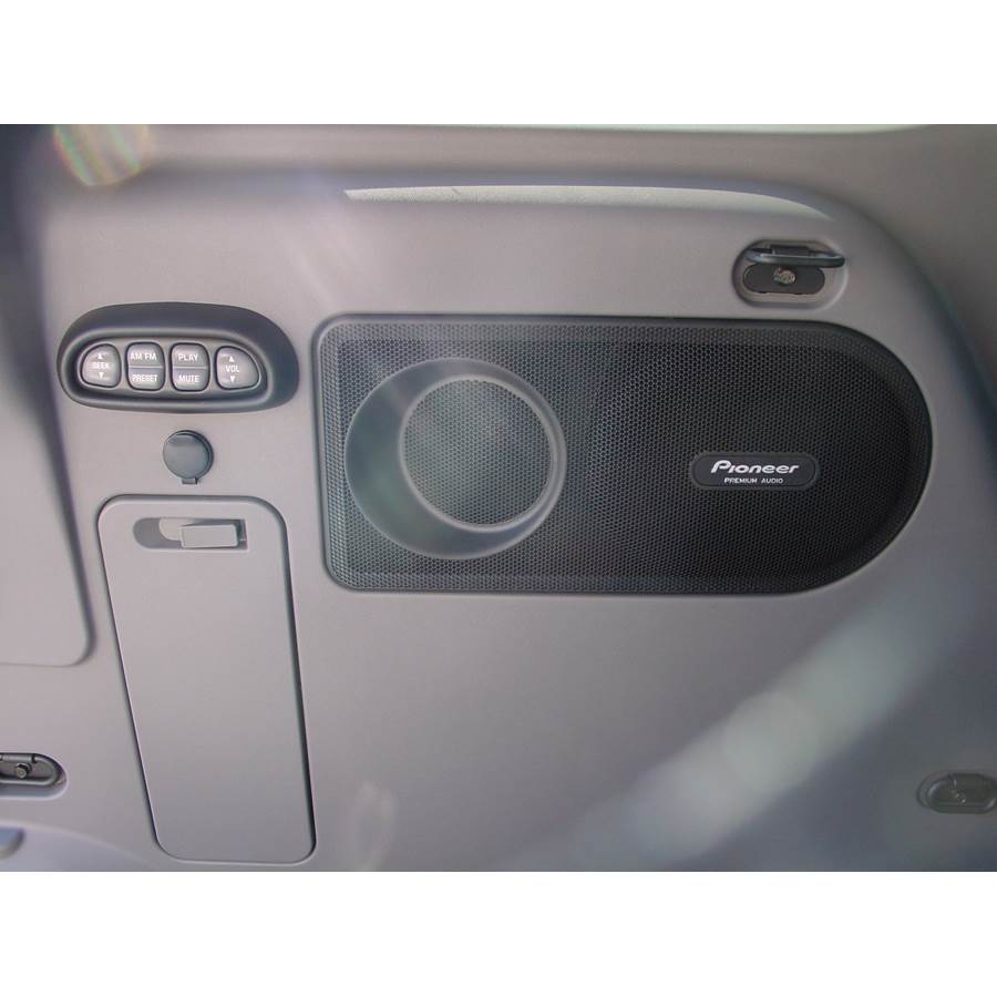 2001 Pontiac Aztek Far-rear side speaker location