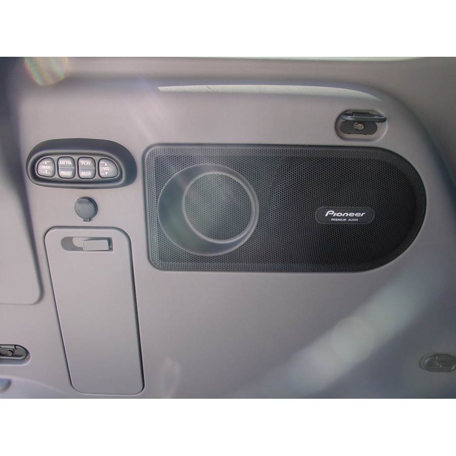 2003 Pontiac Aztek Far-rear side speaker location