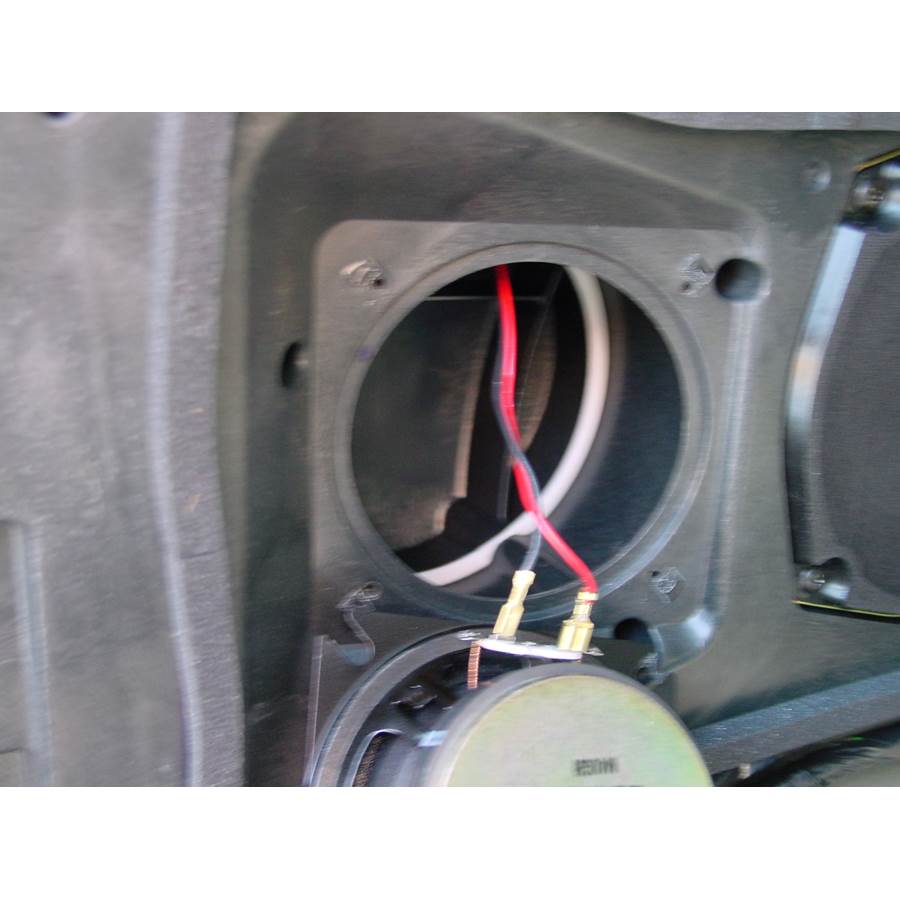 2001 Pontiac Aztek Far-rear side speaker removed