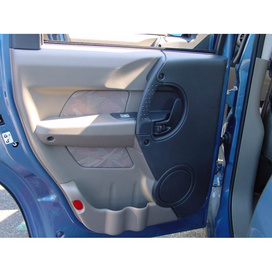 2004 Pontiac Aztek Rear door speaker location
