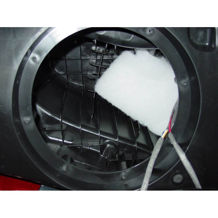 2009 Toyota Matrix Far-rear side speaker removed