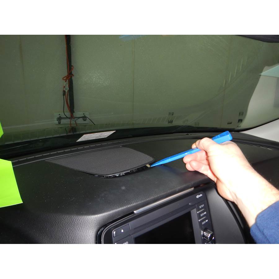 2014 Mazda 6 Center dash speaker location