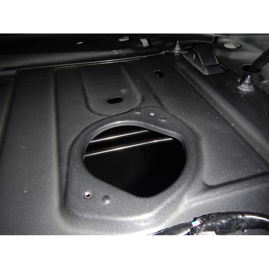 2016 Mazda 6 Rear deck speaker removed