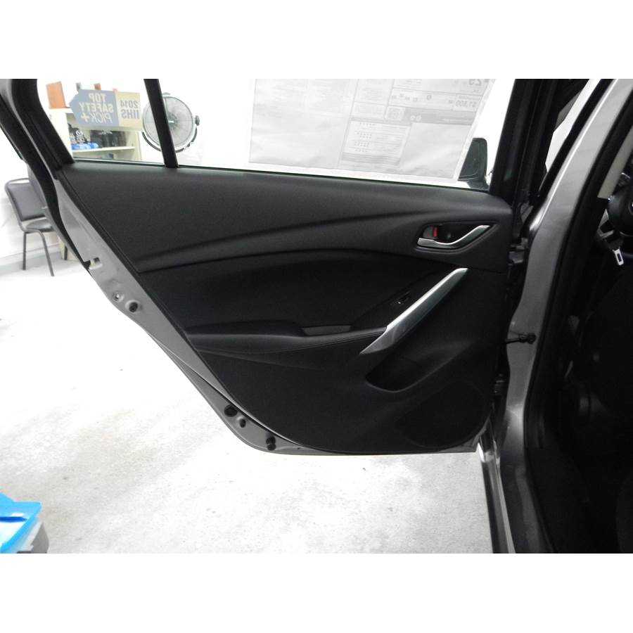 2016 Mazda 6 Rear door speaker location