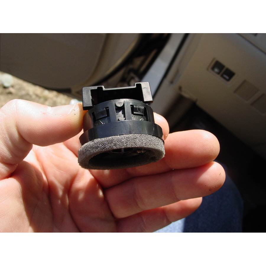 2008 Toyota Avalon Front pillar speaker removed
