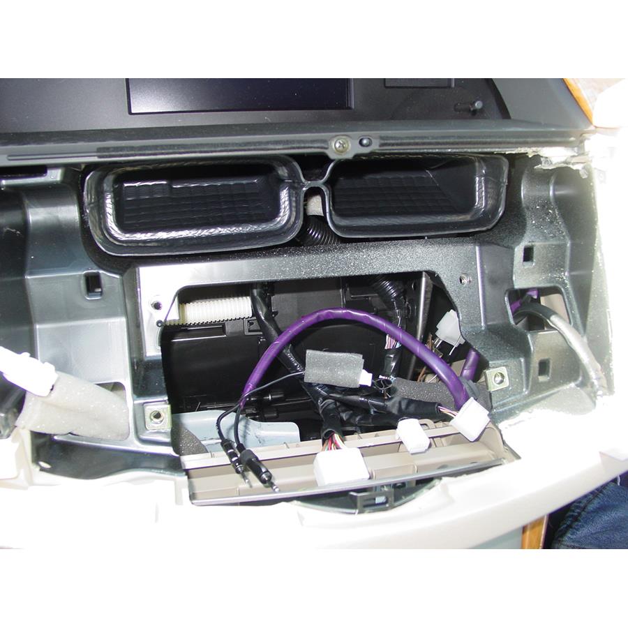 2010 Toyota Avalon Factory radio removed
