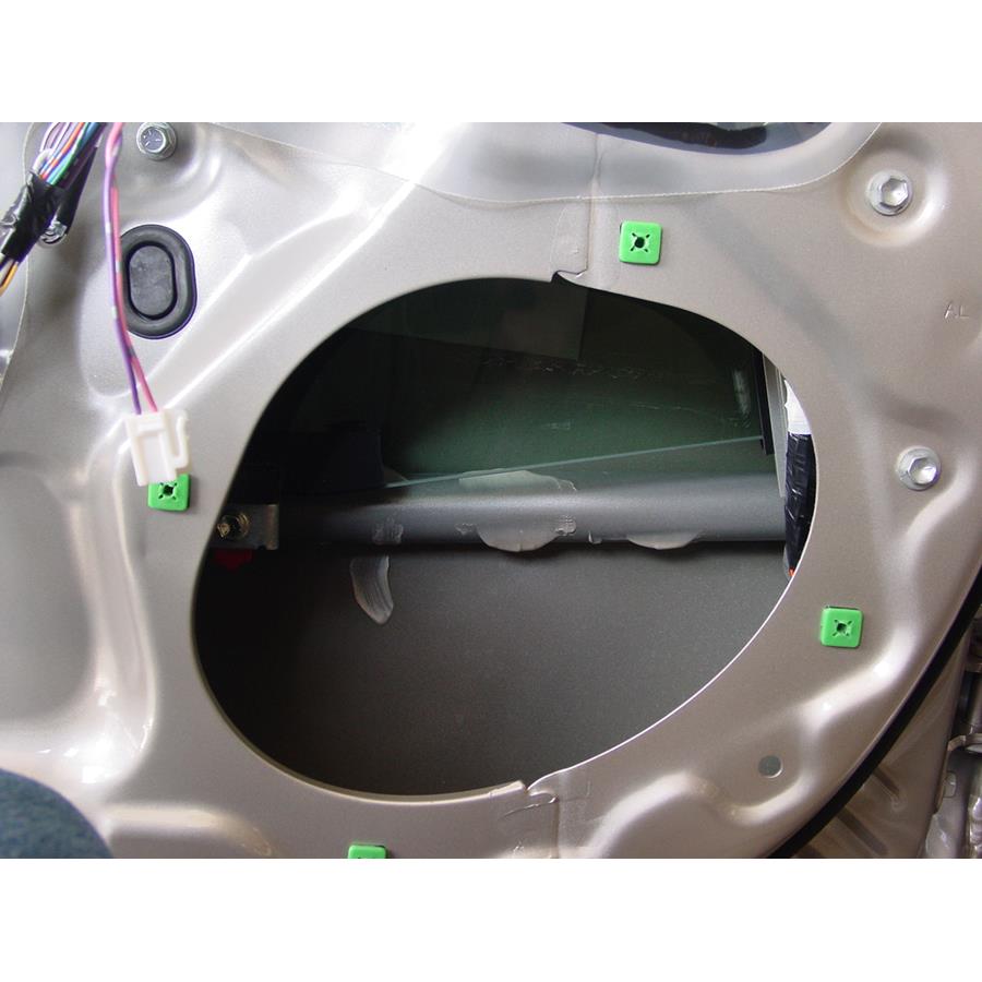 2010 Toyota Avalon Front door woofer removed