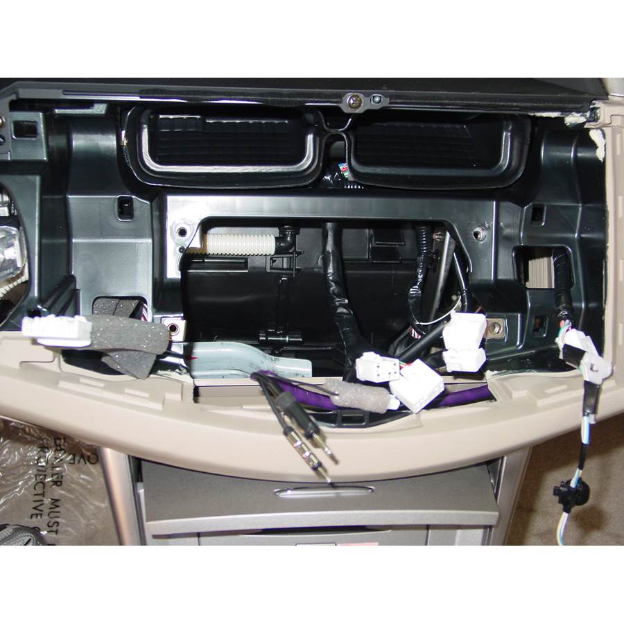 2005 Toyota Avalon Factory radio removed