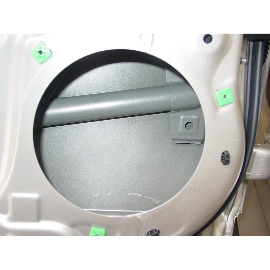 2007 Toyota Avalon Rear door woofer removed