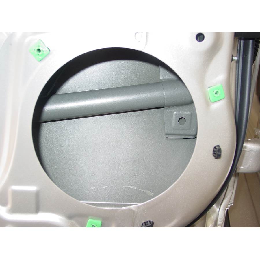 2009 Toyota Avalon Rear door woofer removed